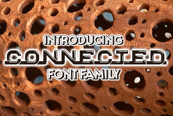 Connected: A Bold Typeface for Modern Design