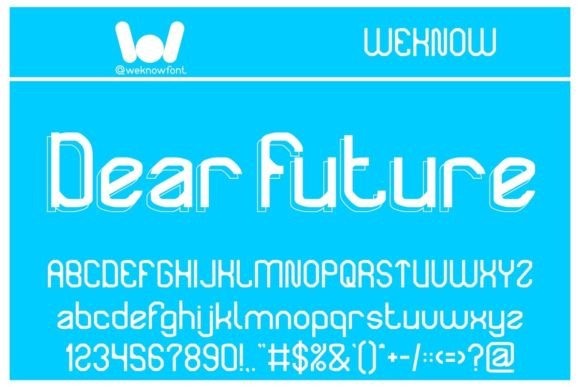 Dear Future: A Bold Typeface for Modern Design