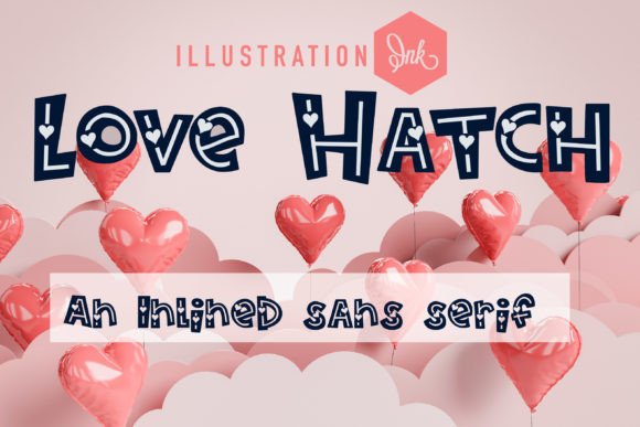 Love Hatch: Retro Typography for Modern Valentine's Day Designs