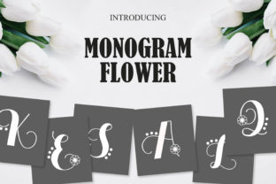 Monogram Flowers: Elevating Typography with Botanical Elegance