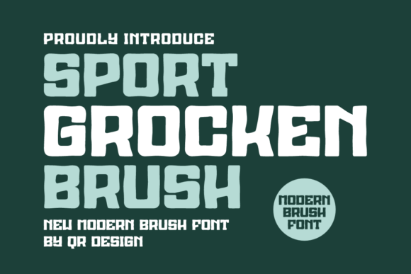 Sport Grocken Brush: A Bold Font for Dynamic Branding